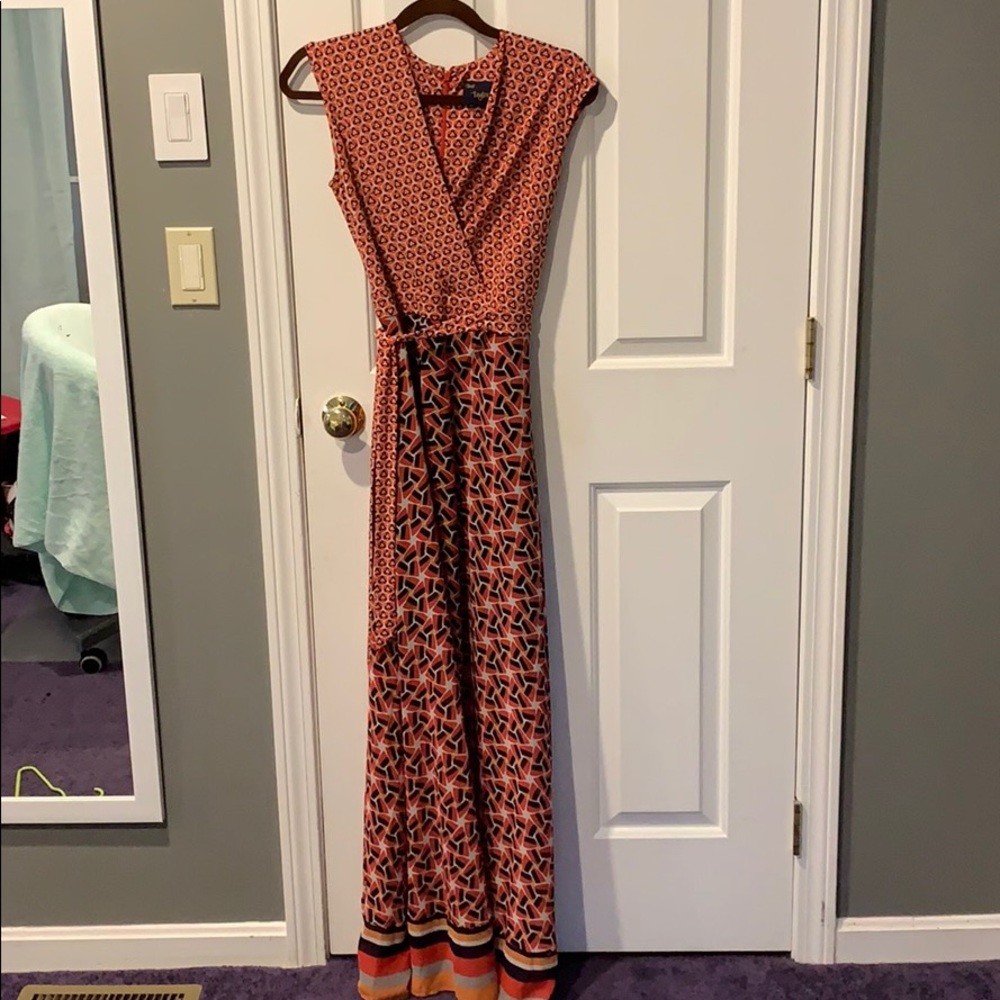 Maxi wrap dress